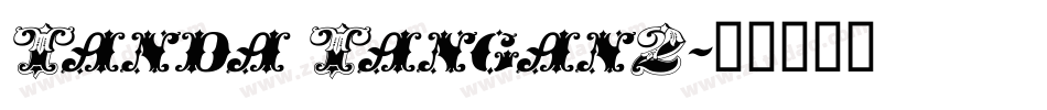 Tanda Tangan2字体转换